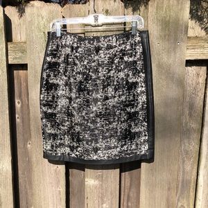 Ann Taylor woven pencil skirt